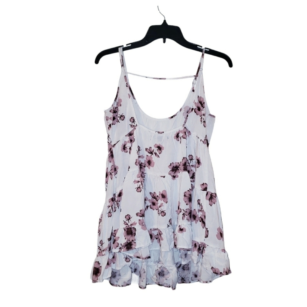 Brandy Melville Floral Tiered Ruffle Tunic - Picture 2 of 6
